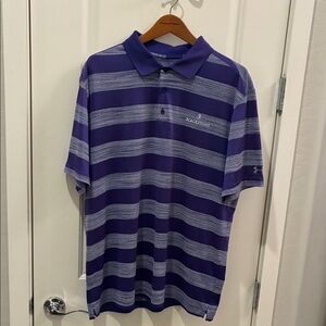 Under Armour Men's BLACKSTONE Sz XL Golf Polo Shirt